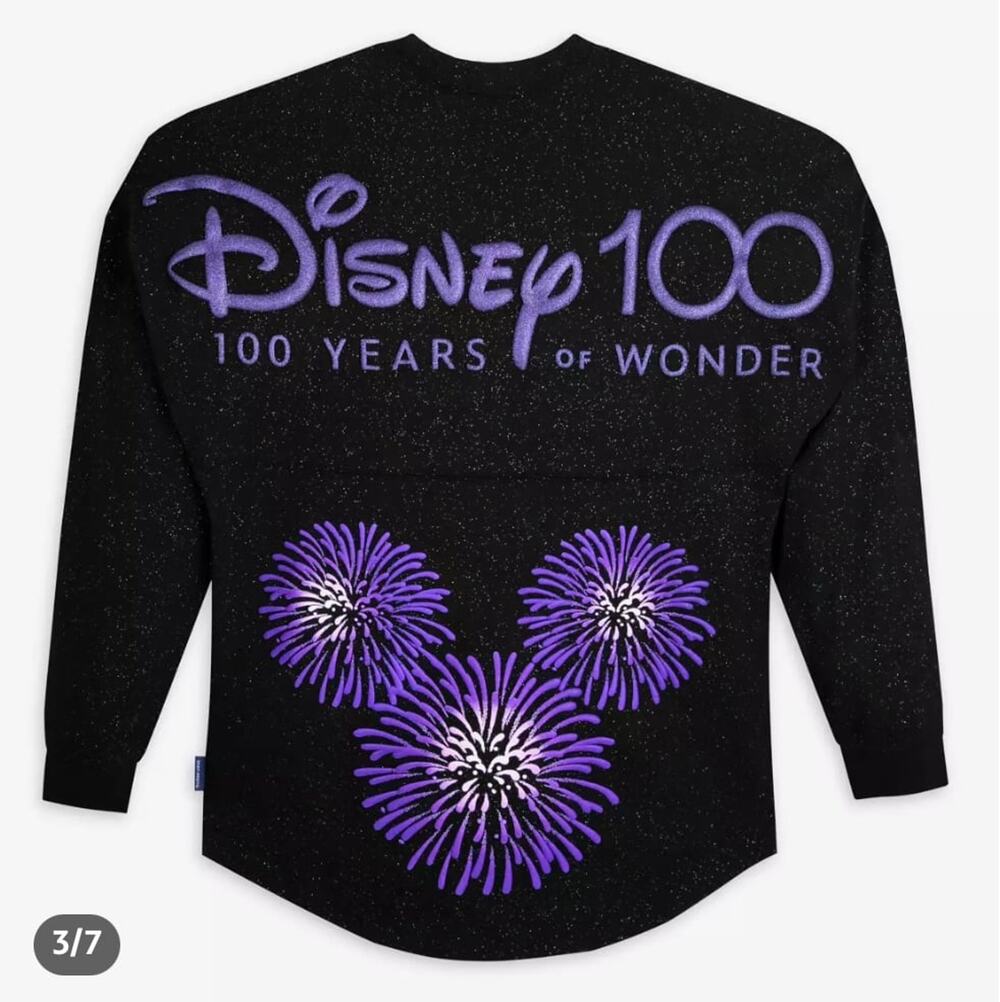 NWT❤️Disney100 Platinum Celebration Finale Spirit Jersey for kids szM7/8